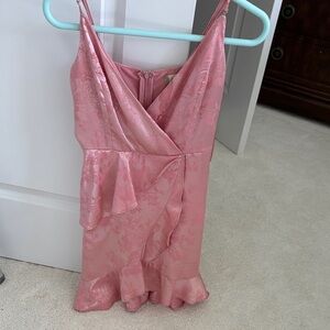 Altar'd State Rose Satin Floral Dress !